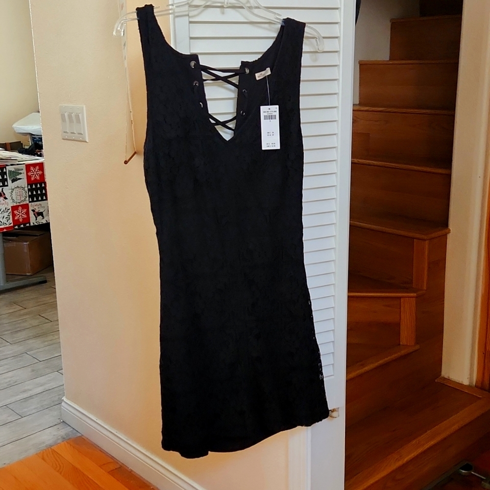 HOLLISTER LACE BLACK  DRESS👗